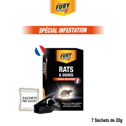 FURY SACHETS CONTRE RATS ET...